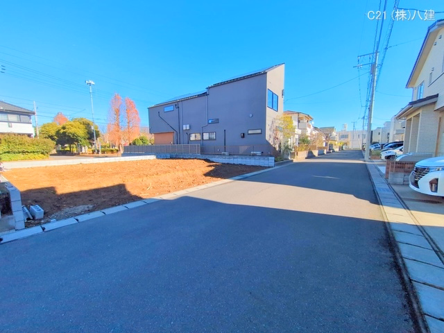 千葉県松戸市新松戸７丁目の新築戸建て更地・土地写真 2025年12月14日撮影