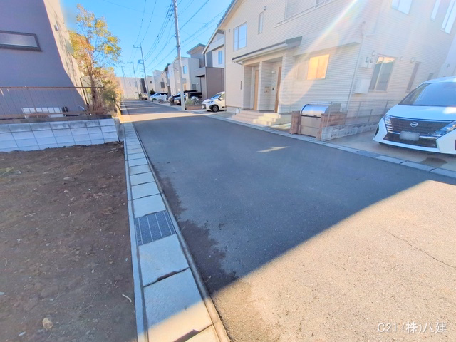 千葉県松戸市新松戸７丁目の新築戸建て更地・土地写真 2025年12月14日撮影