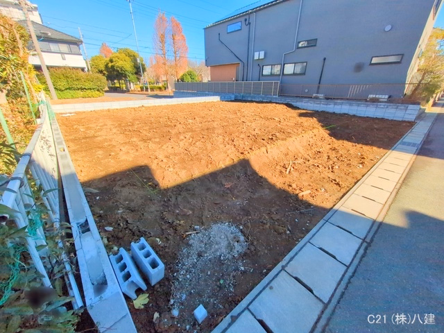 千葉県松戸市新松戸７丁目の新築戸建て更地・土地写真 2025年12月14日撮影