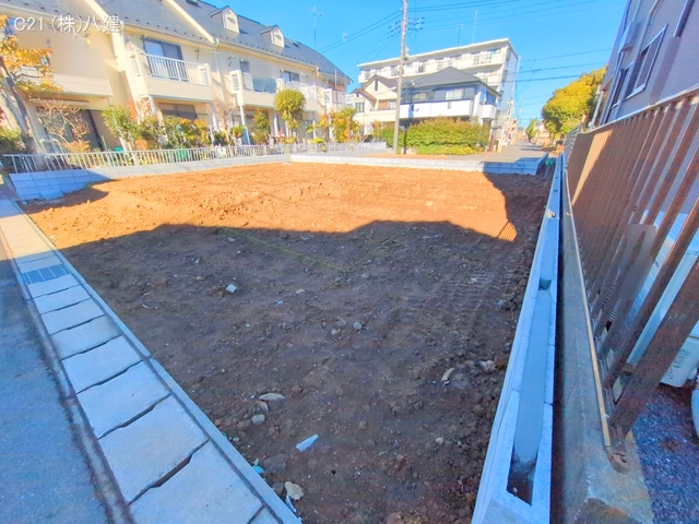 千葉県松戸市新松戸７丁目の新築戸建て更地・土地写真 2025年12月14日撮影
