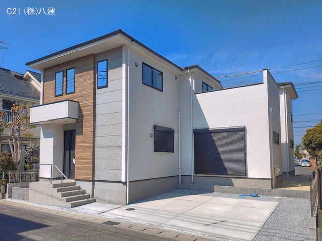 千葉県松戸市新松戸７丁目の新築戸建て完成写真 2026年3月23日撮影