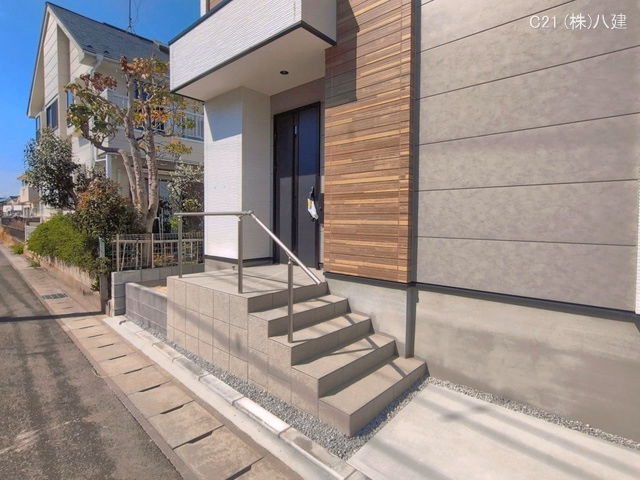 千葉県松戸市新松戸７丁目の新築戸建て完成写真 2026年3月23日撮影