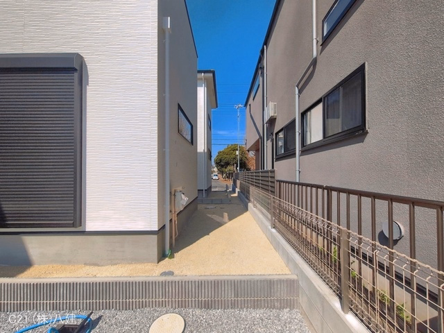 千葉県松戸市新松戸７丁目の新築戸建て完成写真 2026年3月23日撮影