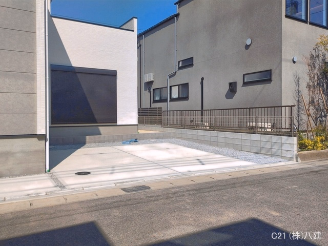 千葉県松戸市新松戸７丁目の新築戸建て完成写真 2026年3月23日撮影
