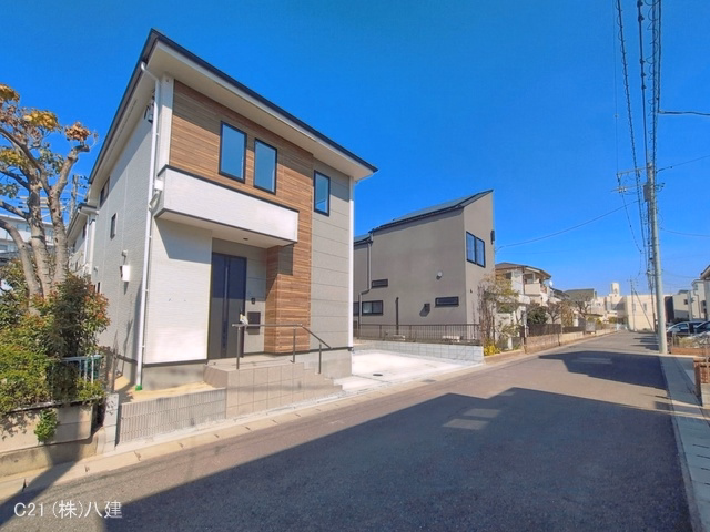 千葉県松戸市新松戸７丁目の新築戸建て完成写真 2026年3月23日撮影