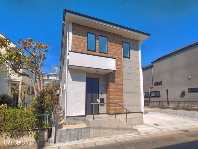 千葉県松戸市新松戸７丁目の新築戸建て完成写真 2026年3月23日撮影
