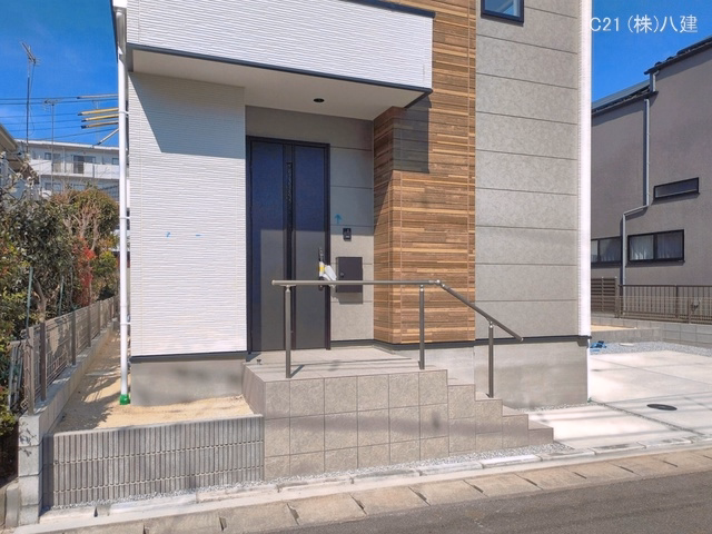 千葉県松戸市新松戸７丁目の新築戸建て完成写真 2026年3月23日撮影