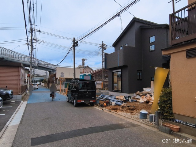 千葉県松戸市小山の新築戸建て外構写真 2026年3月16日撮影