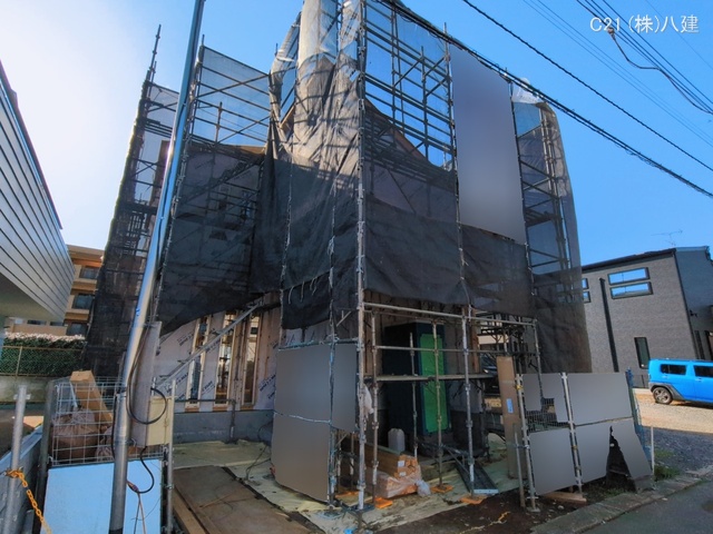 千葉県柏市あかね町の新築戸建てシート写真 2026年3月4日撮影