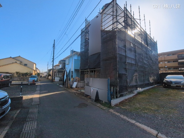 千葉県柏市あかね町の新築戸建てシート写真 2026年3月4日撮影