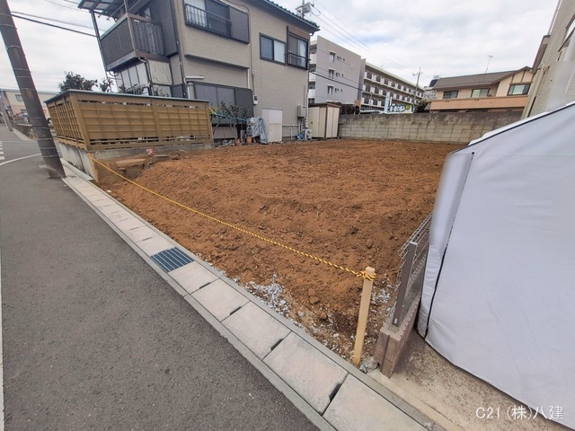 千葉県松戸市六高台7丁目の新築戸建て更地・土地写真 2026年1月20日撮影