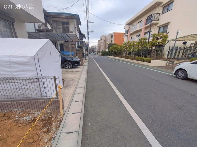 千葉県松戸市六高台7丁目の新築戸建て更地・土地写真 2026年1月20日撮影