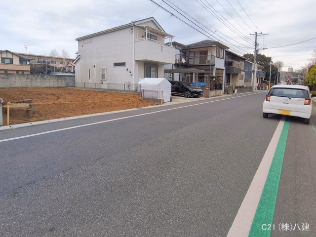 千葉県松戸市六高台7丁目の新築戸建て更地・土地写真 2026年1月20日撮影