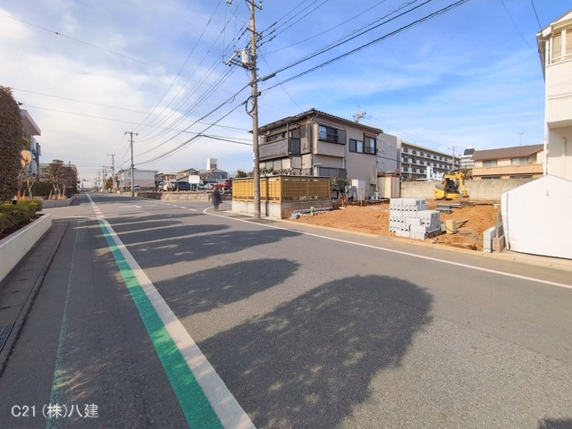 千葉県松戸市六高台7丁目の新築戸建て更地・土地写真 2026年2月9日撮影