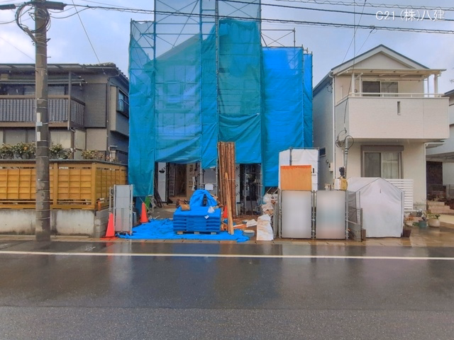 千葉県松戸市六高台7丁目の新築戸建てシート写真 2026年3月25日撮影