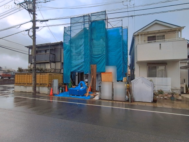 千葉県松戸市六高台7丁目の新築戸建てシート写真 2026年3月25日撮影