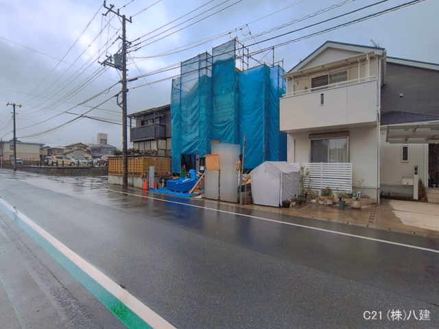 千葉県松戸市六高台7丁目の新築戸建てシート写真 2026年3月25日撮影