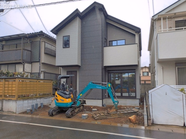 千葉県松戸市六高台7丁目の新築戸建て外構写真 2026年4月22日撮影