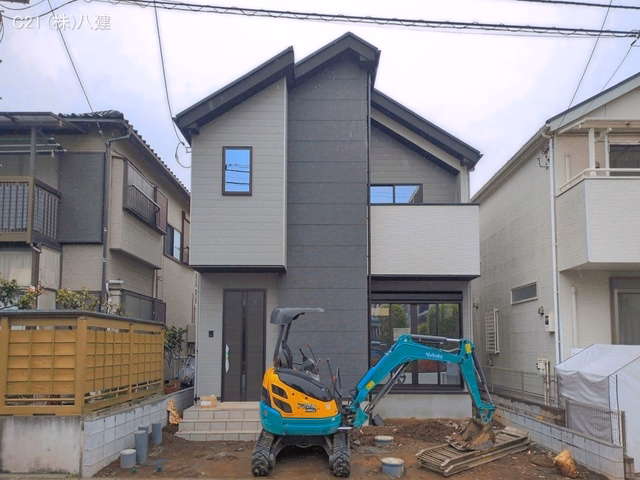 千葉県松戸市六高台7丁目の新築戸建て外構写真 2026年4月22日撮影