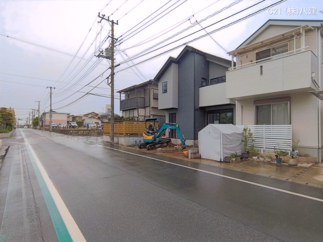 千葉県松戸市六高台7丁目の新築戸建て外構写真 2026年4月22日撮影