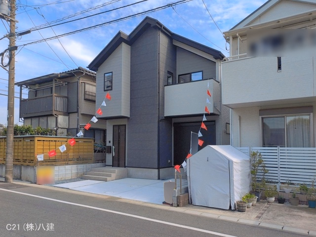 千葉県松戸市六高台7丁目の新築戸建て完成写真 2026年5月19日撮影