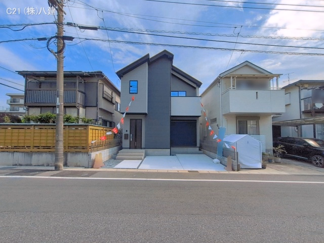 千葉県松戸市六高台7丁目の新築戸建て完成写真 2026年5月19日撮影