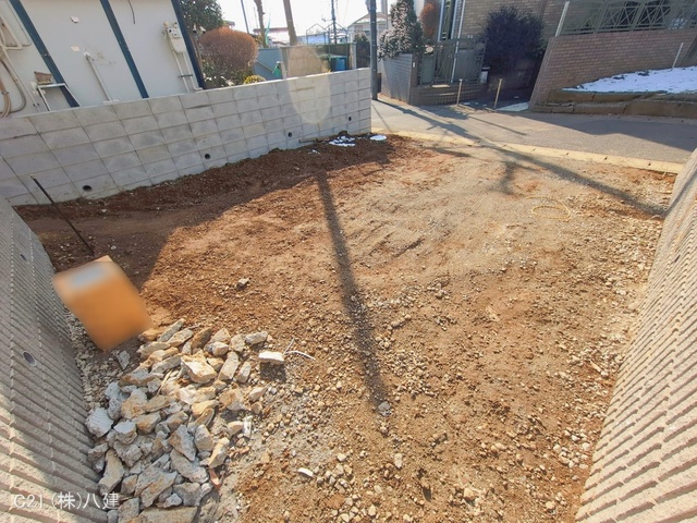 千葉県松戸市千駄堀の新築戸建て外構写真 2026年1月4日撮影