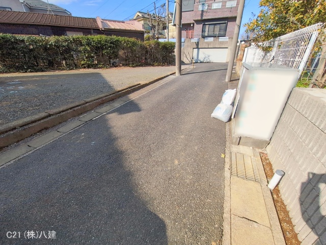 千葉県松戸市千駄堀の新築戸建て外構写真 2026年1月4日撮影