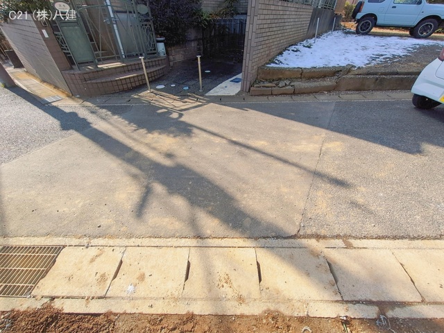 千葉県松戸市千駄堀の新築戸建て外構写真 2026年1月4日撮影