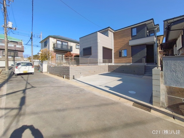 千葉県松戸市千駄堀の新築戸建て完成写真 2026年1月25日撮影