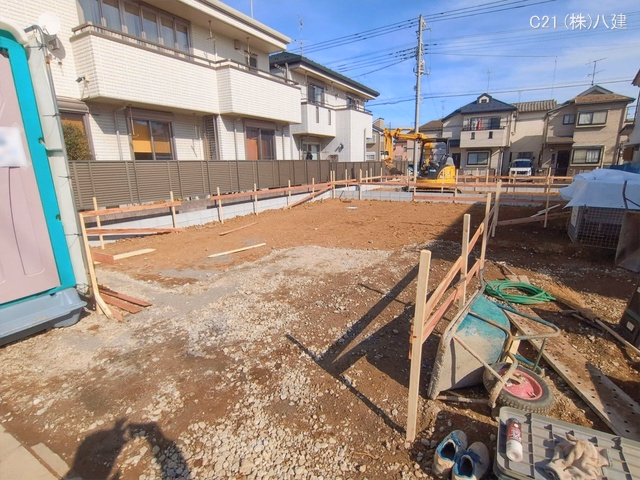 千葉県松戸市松飛台の新築戸建て基礎写真 2026年2月9日撮影