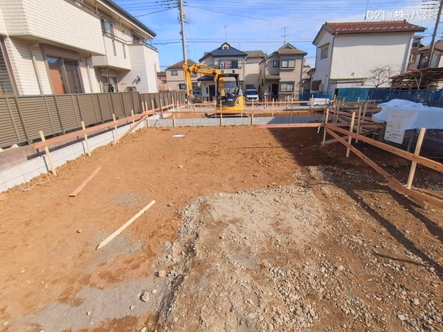千葉県松戸市松飛台の新築戸建て基礎写真 2026年2月9日撮影