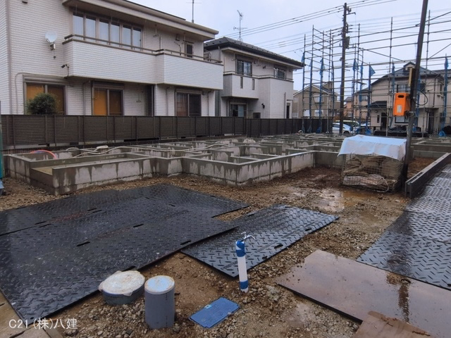 千葉県松戸市松飛台の新築戸建て基礎写真 2026年3月2日撮影