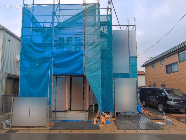 千葉県松戸市松飛台の新築戸建てシート写真 2026年3月24日撮影