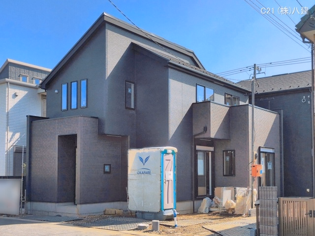 千葉県松戸市松飛台の新築戸建て外構写真 2026年4月16日撮影