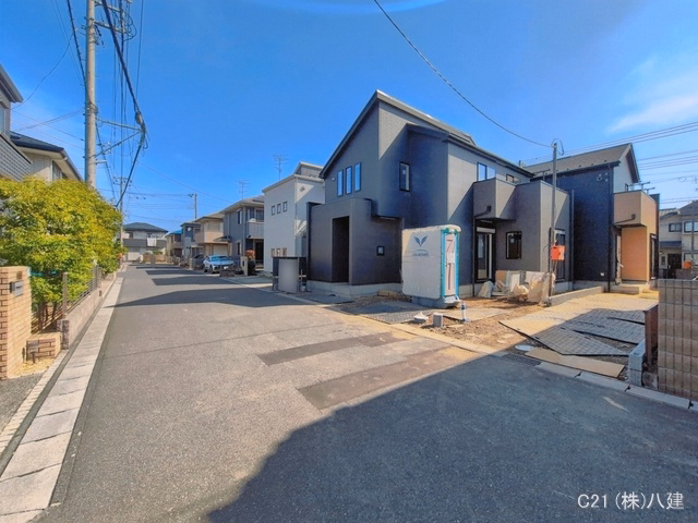 千葉県松戸市松飛台の新築戸建て外構写真 2026年4月16日撮影