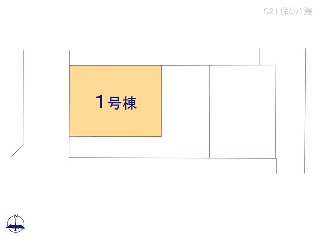 千葉県松戸市松飛台の新築戸建て全体区画図 ※図面と異なる場合は現況を優先