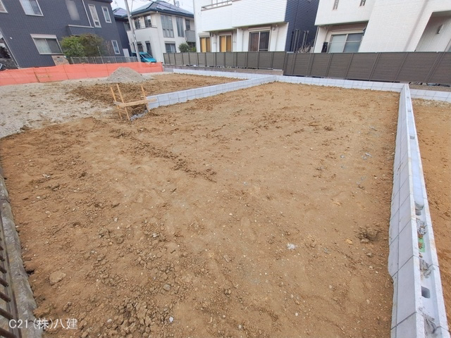 千葉県松戸市松飛台の新築戸建て更地・土地写真 2026年1月19日撮影