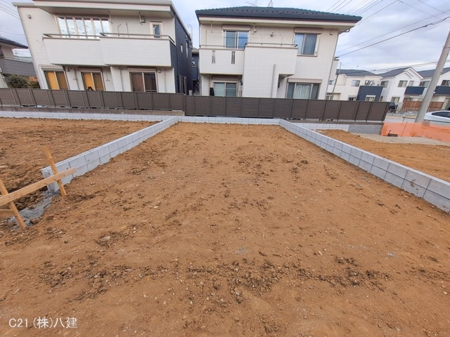 千葉県松戸市松飛台の新築戸建て更地・土地写真 2026年1月19日撮影