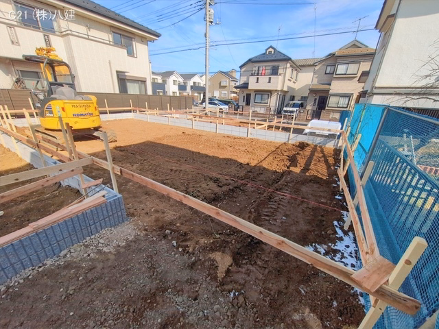 千葉県松戸市松飛台の新築戸建て基礎写真 2026年2月9日撮影