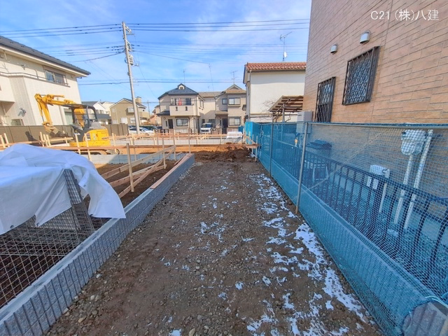 千葉県松戸市松飛台の新築戸建て基礎写真 2026年2月9日撮影