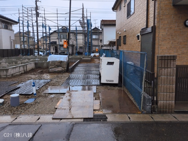 千葉県松戸市松飛台の新築戸建て基礎写真 2026年3月2日撮影