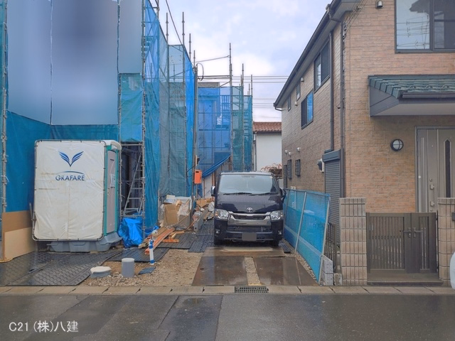 千葉県松戸市松飛台の新築戸建てシート写真 2026年3月24日撮影