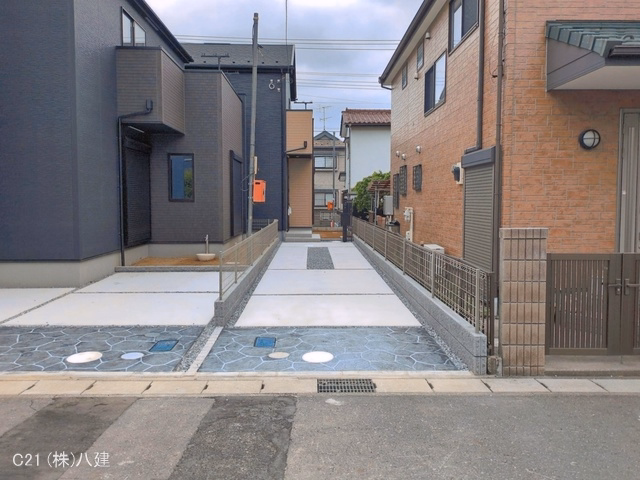 千葉県松戸市松飛台の新築戸建て外構写真 2026年5月14日撮影