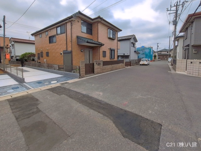 千葉県松戸市松飛台の新築戸建て外構写真 2026年5月14日撮影