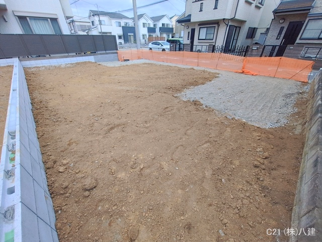 千葉県松戸市松飛台の新築戸建て更地・土地写真 2026年1月19日撮影