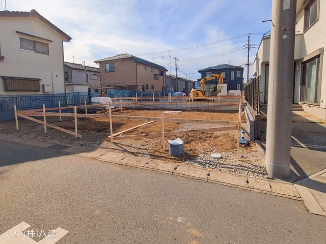 千葉県松戸市松飛台の新築戸建て基礎写真 2026年2月9日撮影
