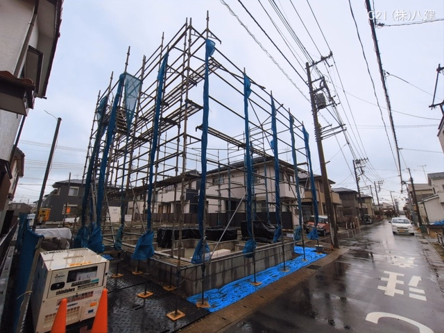 千葉県松戸市松飛台の新築戸建て上棟写真 2026年3月2日撮影