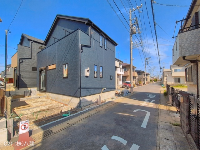 千葉県松戸市松飛台の新築戸建て外構写真 2026年4月16日撮影