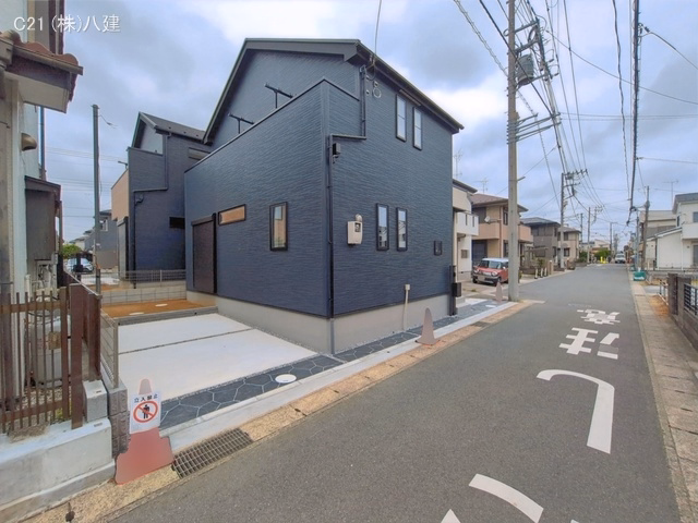 千葉県松戸市松飛台の新築戸建て外構写真 2026年5月14日撮影